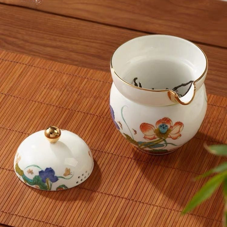 Portable elegance: auratic yongfengyuan 3-Piece Travel tea set for tea lovers