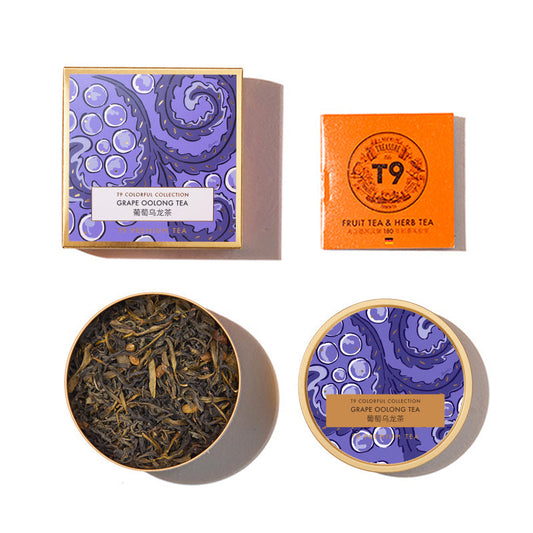 Grape Oolong Tea: Premium Fruity Floral Blend - Perfect Gift for Tea Lovers