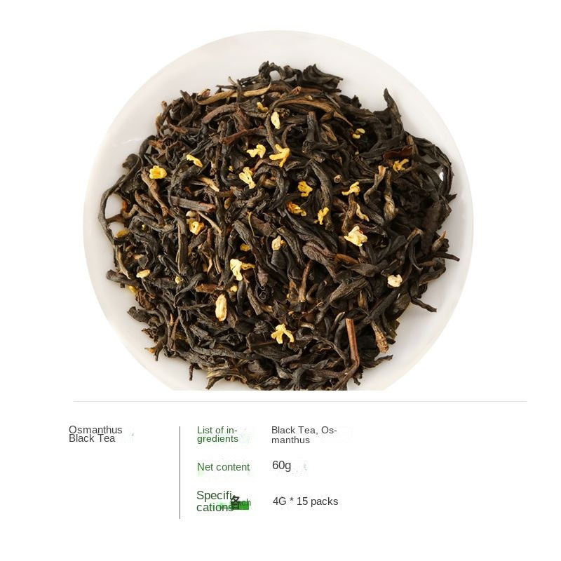 Premium Osmanthus Black Tea - Fragrant Fujian Blend for Relaxation and Wellness