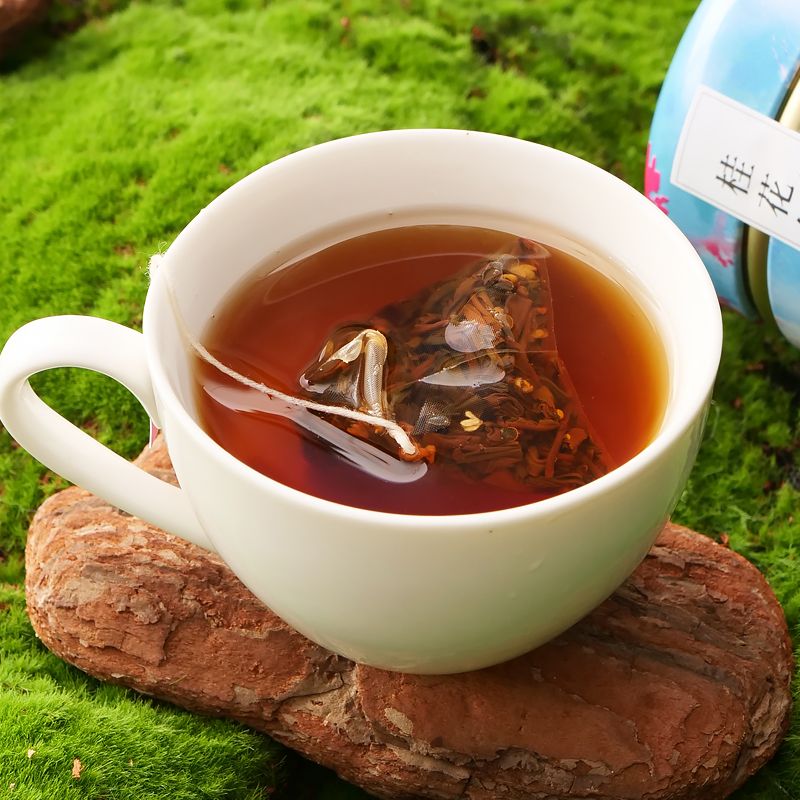 Premium Osmanthus Black Tea - Fragrant Fujian Blend for Relaxation and Wellness