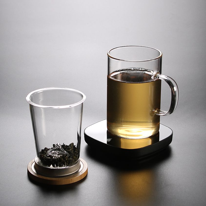 High Borosilicate Glass Japanese Tea Infuser Cup - Handcrafted Elegance