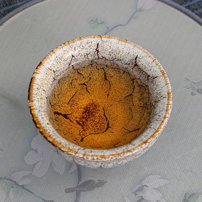 Unique Kiln-Change Five Elements Tea Cup Gift Set – Artistic Chinese Craftsmanship