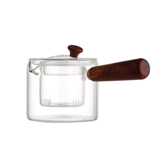 Elegant youkoda glass tea kettle set-superior heat resistance & Filtration