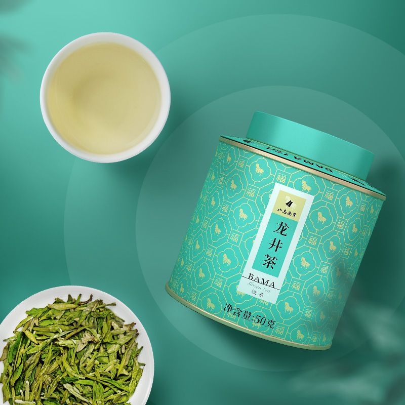 Premium 2024 Longjing Green Tea - Baifu Series - 50g Tin - Limited Edition