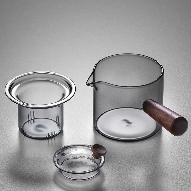 Elegant youkoda glass tea kettle set-superior heat resistance & Filtration