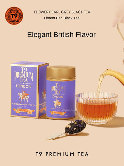 Elegant Floral Earl Grey Tea: A Symphony of Aromas and Rich Flavors