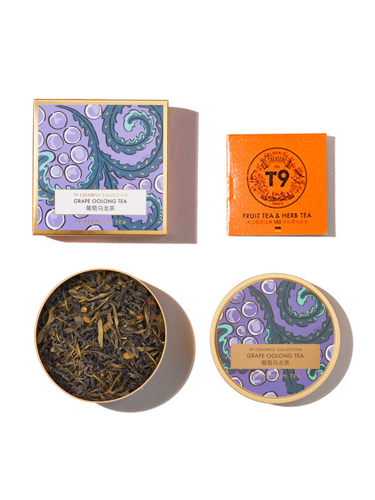 Grape Oolong Tea: Premium Fruity Floral Blend - Perfect Gift for Tea Lovers