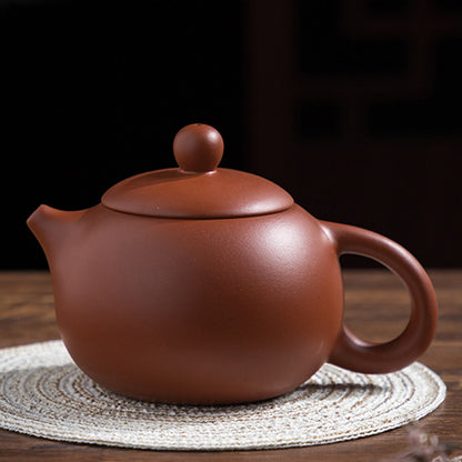 Handcrafted Sand Art Zisha Teapot