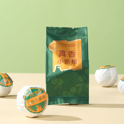 Premium Bama Little Green Mandarin Pu-erh Tea - Authentic, Rich, and Refreshing