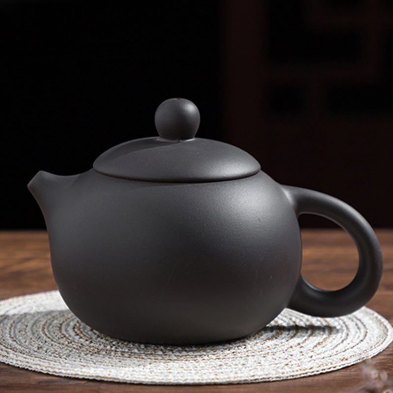 Handcrafted Sand Art Zisha Teapot