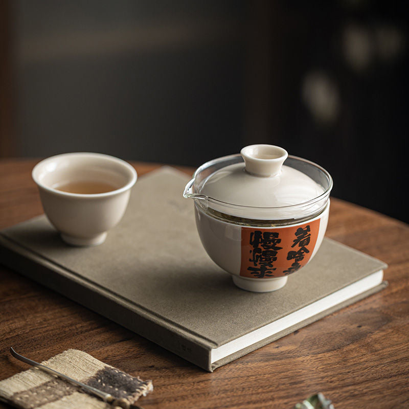 Portable Ceramic Tea Set - Perfect for Travel & Outdoors