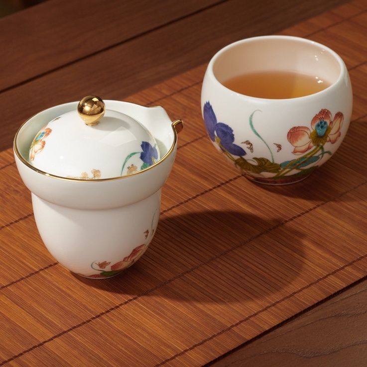 Portable elegance: auratic yongfengyuan 3-Piece Travel tea set for tea lovers