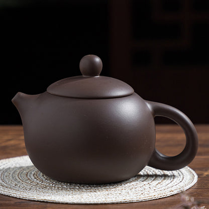 Handcrafted Sand Art Zisha Teapot