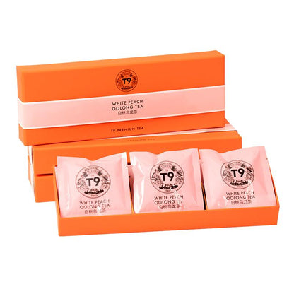 T9 White Peach Oolong Tea Bags Gift Box – Exquisite and Refreshing