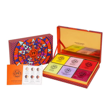 T9 Scented Four Seasons Tea Bag Gift Box – Premium Floral and Fruity Blend